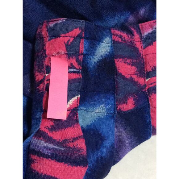 Vintage Ann Taylor Women's Floral Roses Pull On Maxi Skirt Retro Blue Y2K Small - Picture 12 of 13